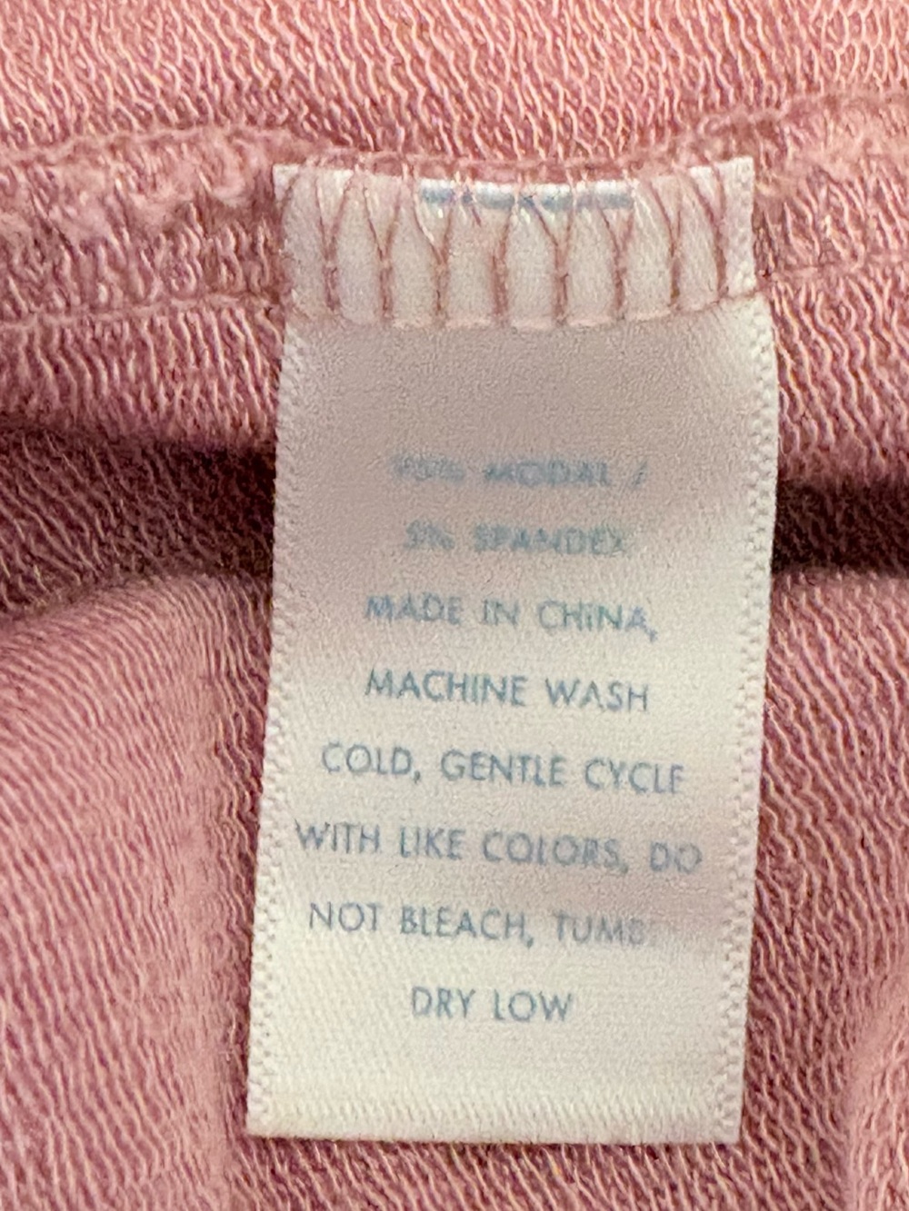 NWOT LAKE Relax Lounge Pants Set in Dusty Rose Carnation  Pink M - Picture 5 of 5